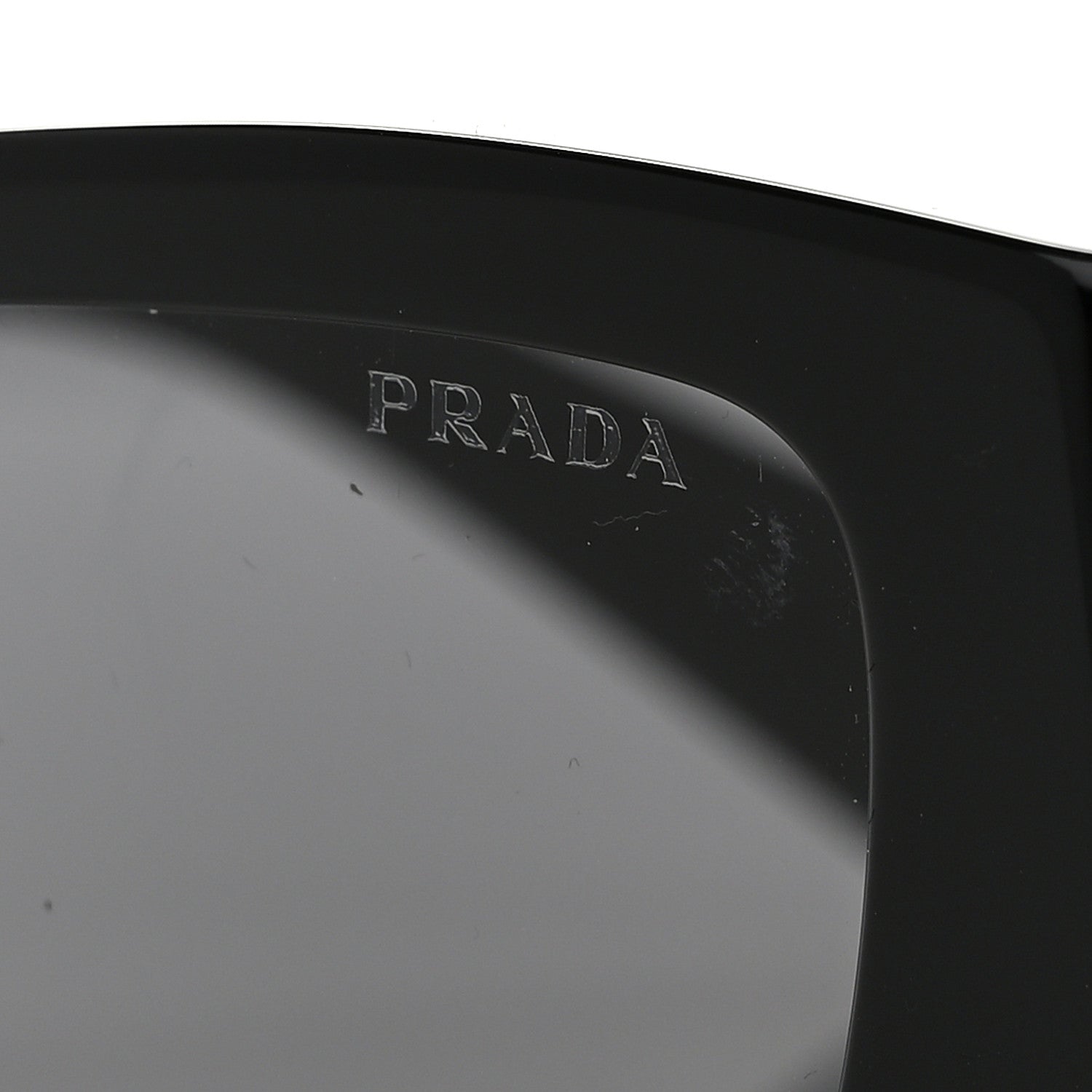 Prada Acetate Pillow Sunglasses SPR A01 Black 7 of 8