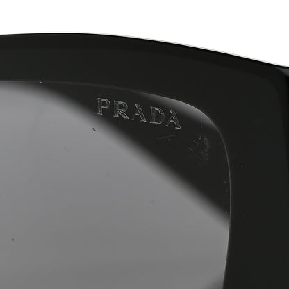Prada Acetate Pillow Sunglasses SPR A01 Black 7 of 8