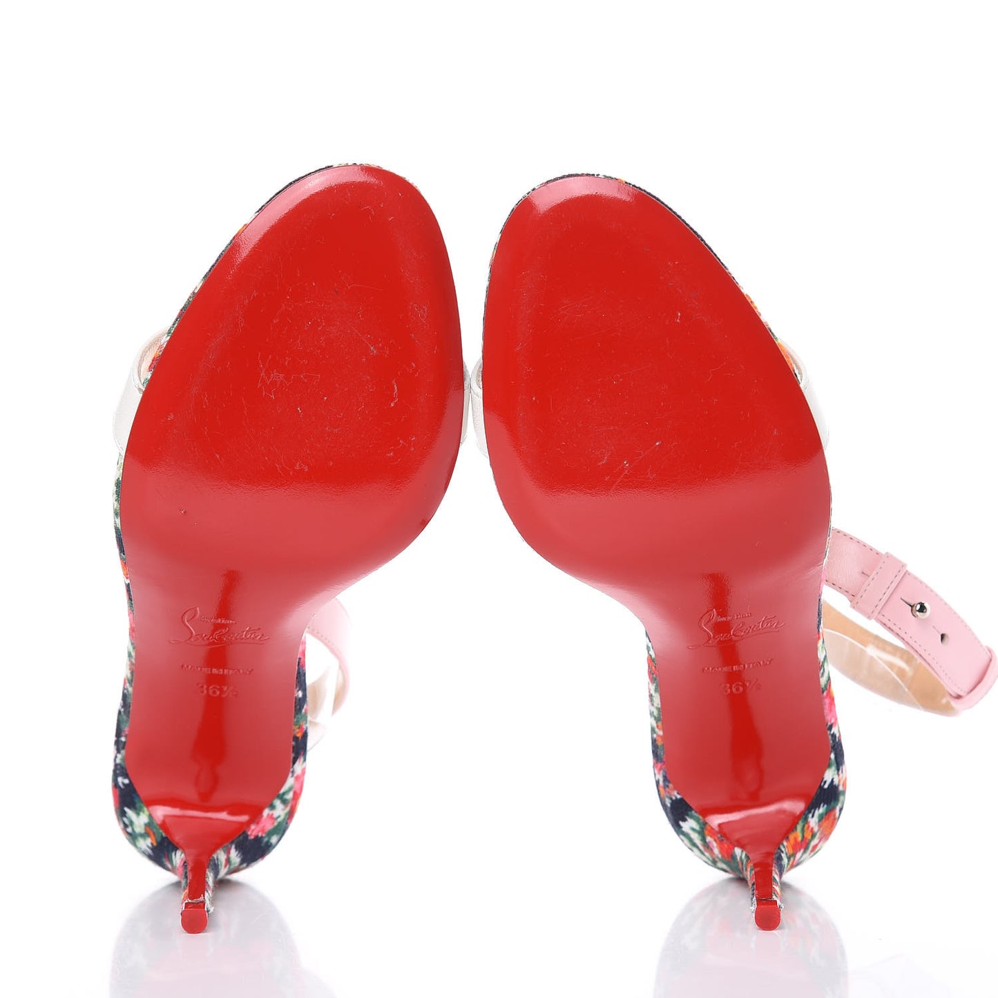 Denim PVC Jonatina 85 Sandals 36.5 Multi Transparent