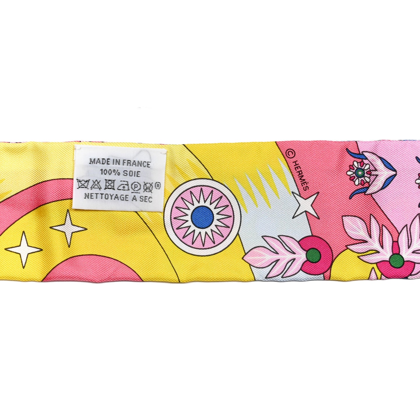 Silk La Source de Pegase Twilly Rose Vif Jaune Vif