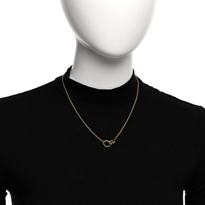 Cartier 18K Yellow Gold Interlocking LOVE Necklace 2 of 5