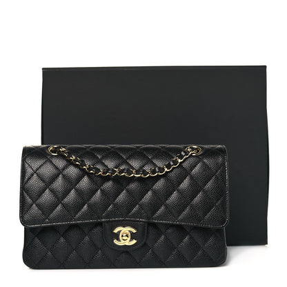Chanel Caviar Quilted Medium Double Flap Black 14 of 14