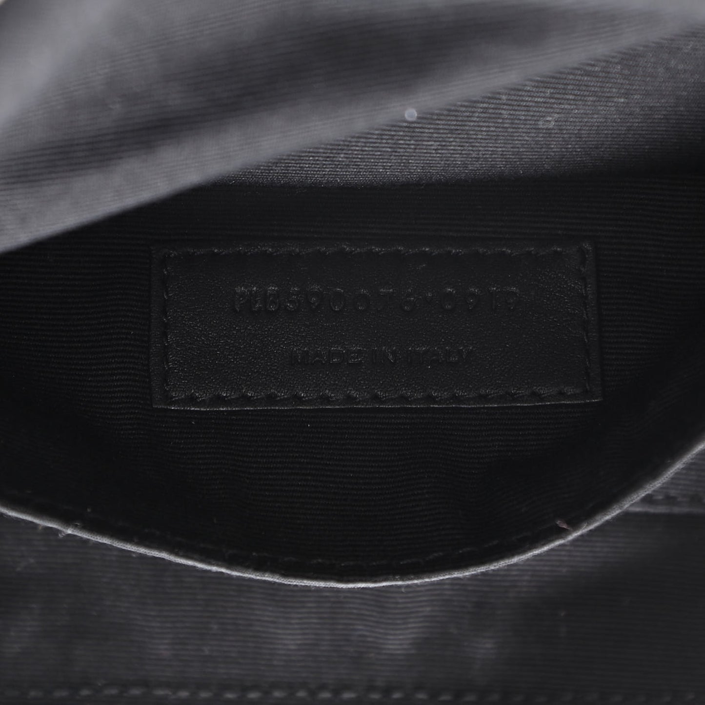 Calfskin Monogram Belt Bag Black