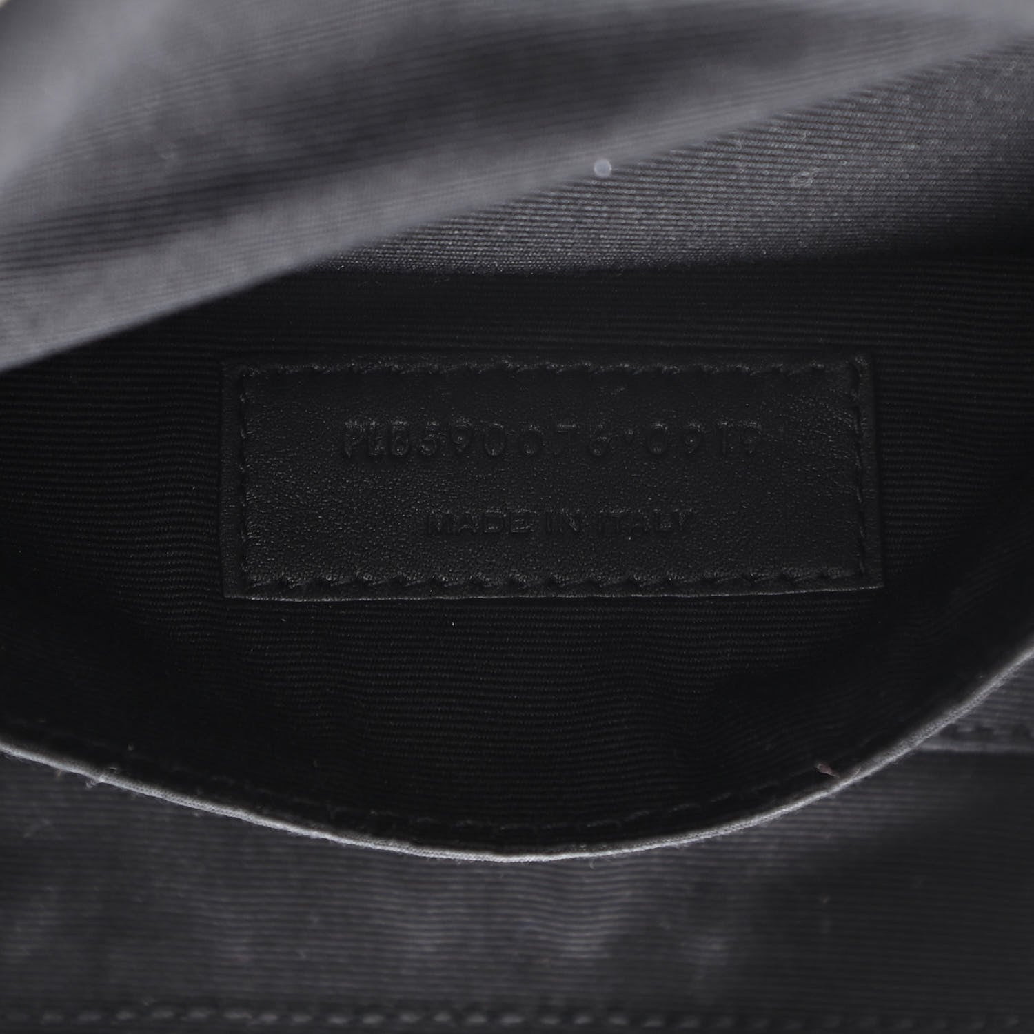 Saint Laurent Calfskin Monogram Belt Bag Black 7 of 14