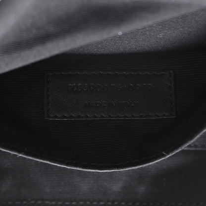 Saint Laurent Calfskin Monogram Belt Bag Black 7 of 14