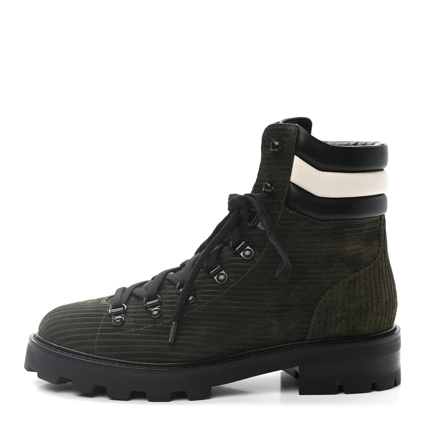 Corduroy Suede Nappa Eshe Flat Hiking Boots 39 Seaweed