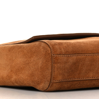 Saint Laurent Smooth Calfskin Suede Medium Reversible Monogram Kate Satchel Light Ochre 7 of 14