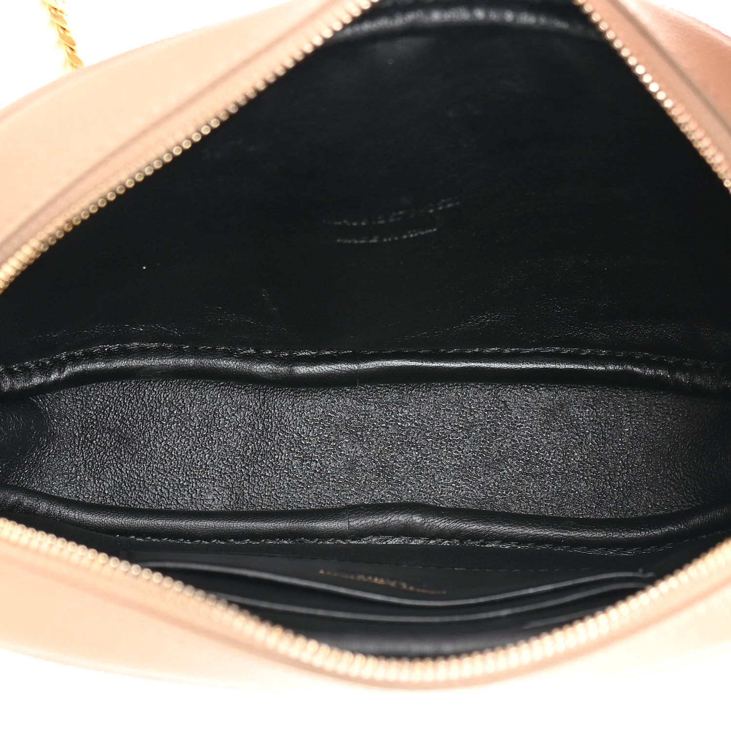 Saint Laurent Grain De Poudre Matelasse Monogram Mini Lou Camera Bag Dark Beige 5 of 12