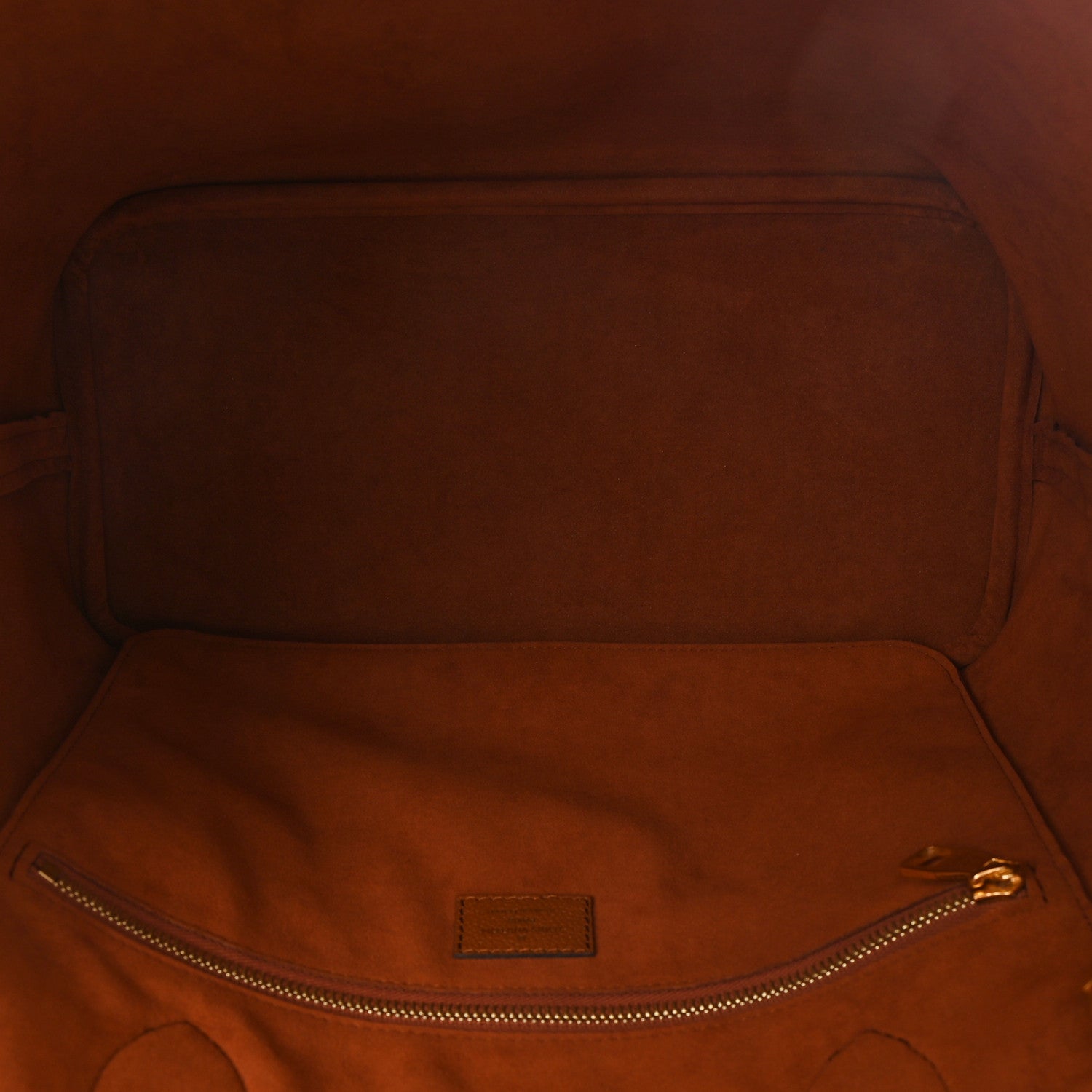Louis Vuitton Empreinte Monogram Giant Neverfull MM Cognac 6 of 11