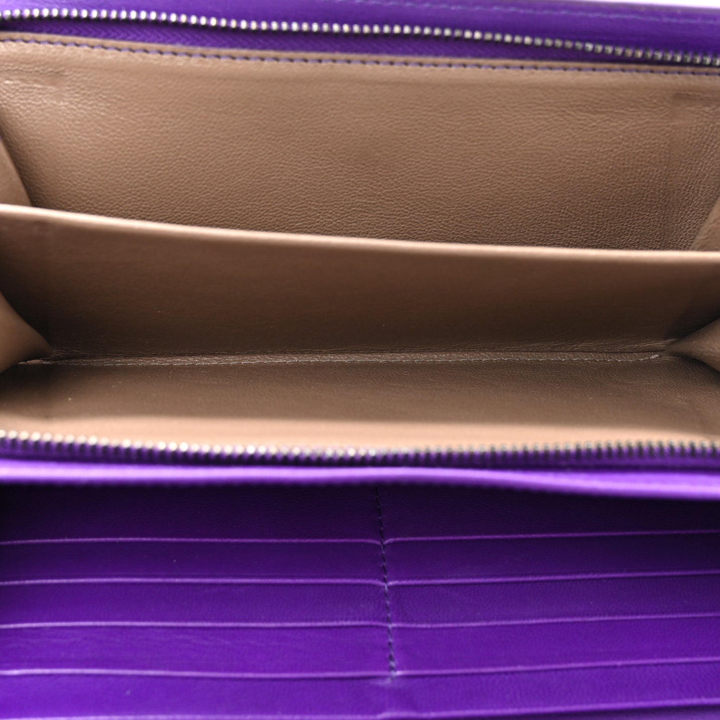 Nappa Intrecciato Continental Flap Wallet Anemone