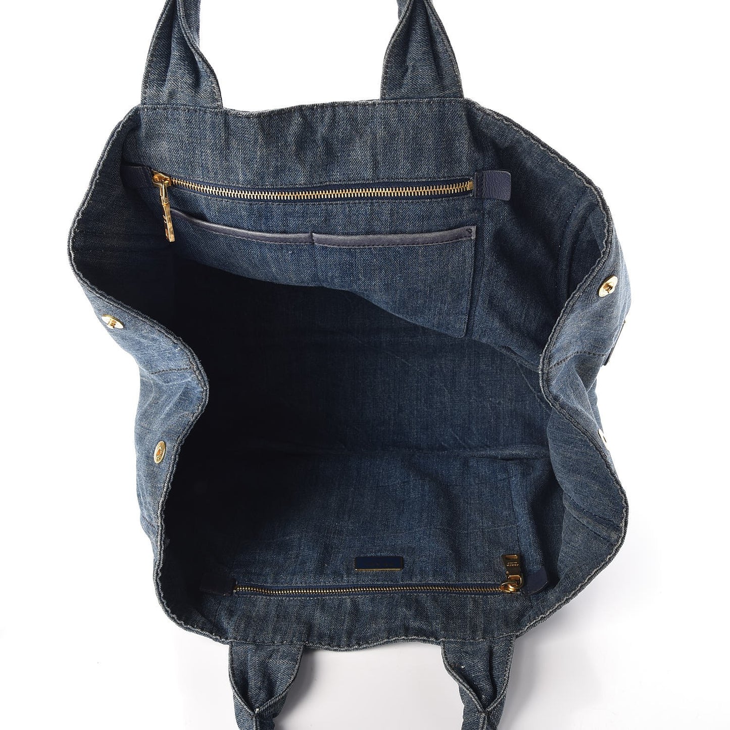 Denim Logo Tote