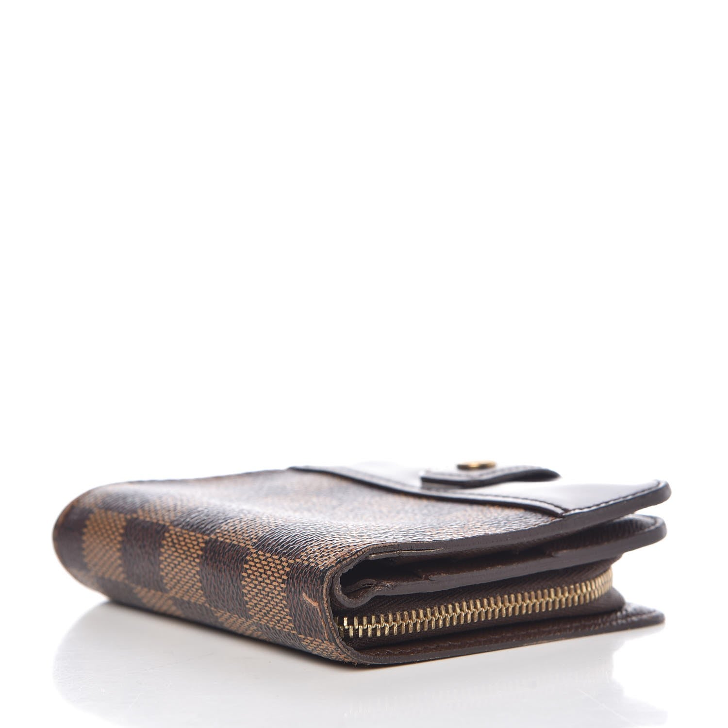 Louis Vuitton Damier Ebene Zippe Zipped Compact Wallet 4 of 11