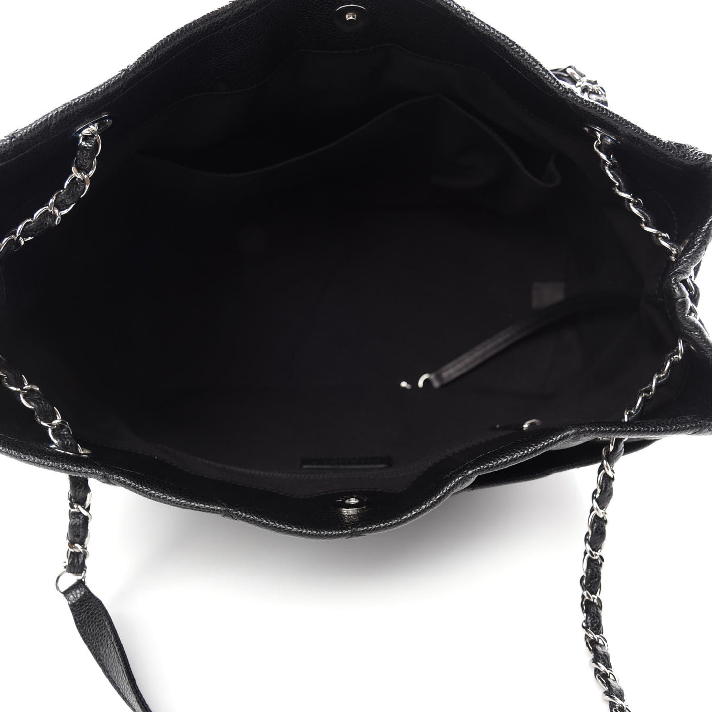 Caviar Quilted CC Timeless Soft Tote Black