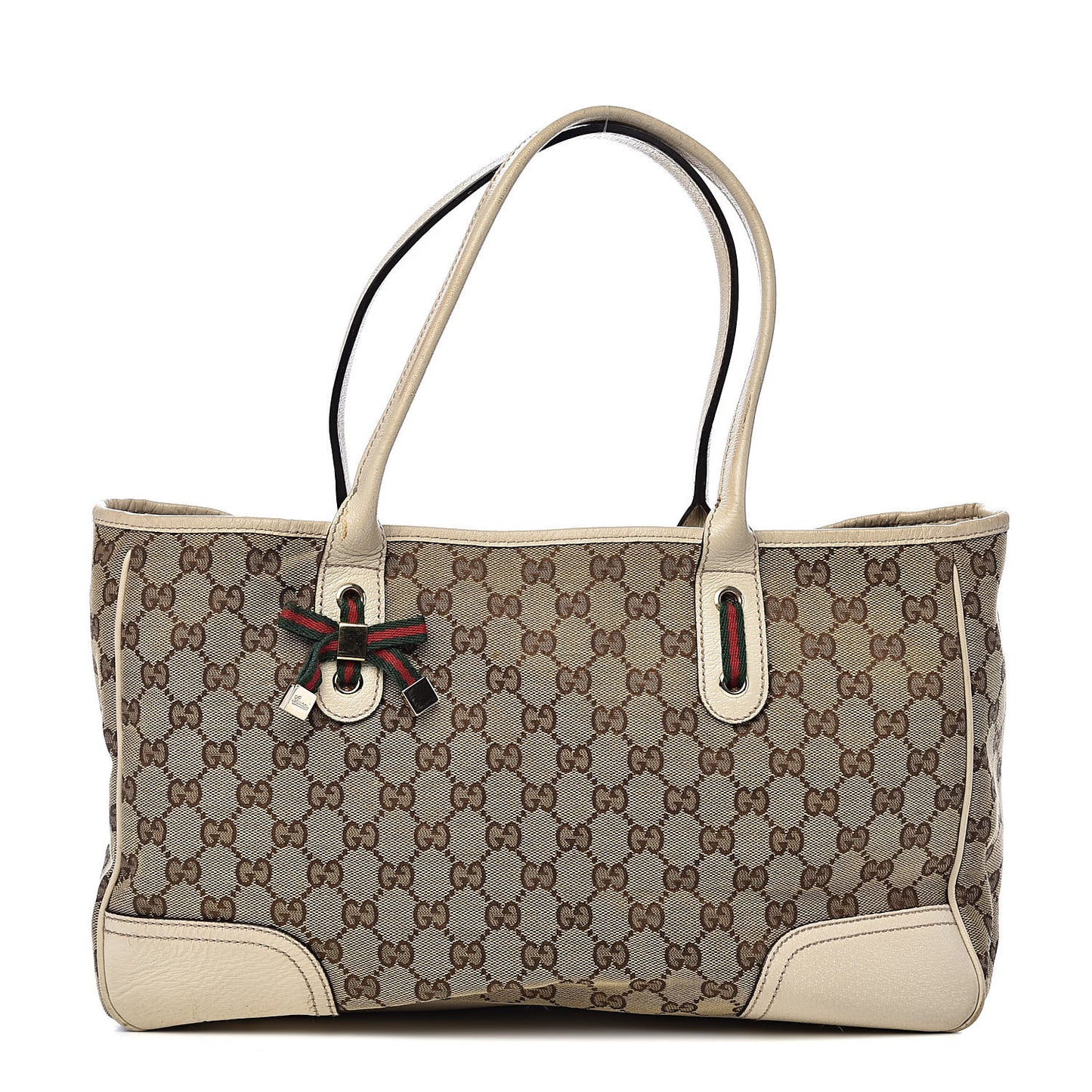 Monogram Medium Princy Tote Off White