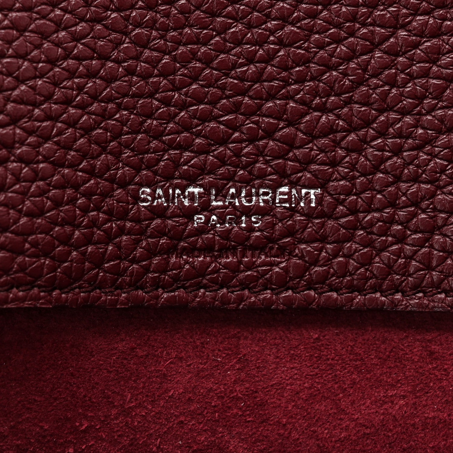 Saint Laurent Grained Calfskin Small Supple Sac De Jour Dark Pallisandre 7 of 16