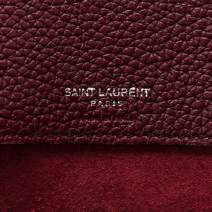 Saint Laurent Grained Calfskin Small Supple Sac De Jour Dark Pallisandre 7 of 16