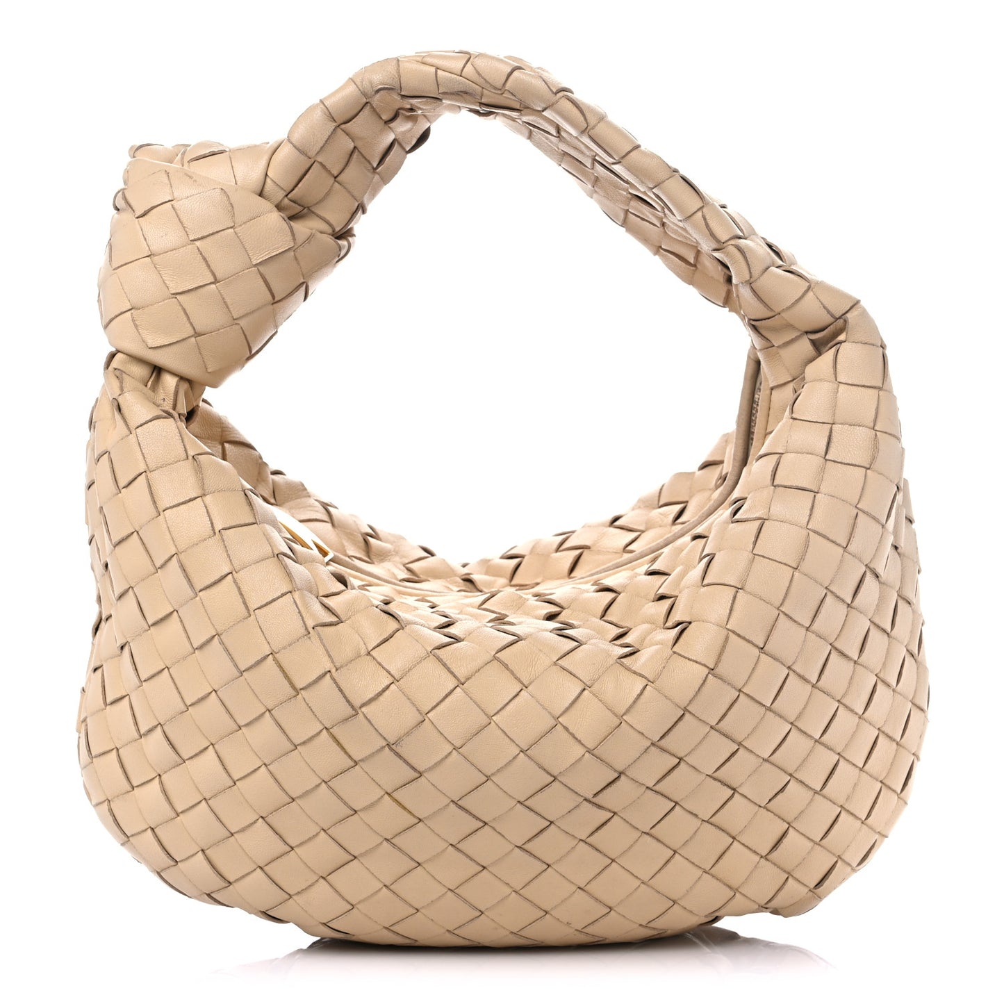 Nappa Intrecciato Teen Jodie Hobo Porridge