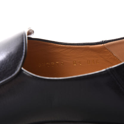 Gucci Goatskin Mens Horsebit Loafers 8.5 Black 8 of 8