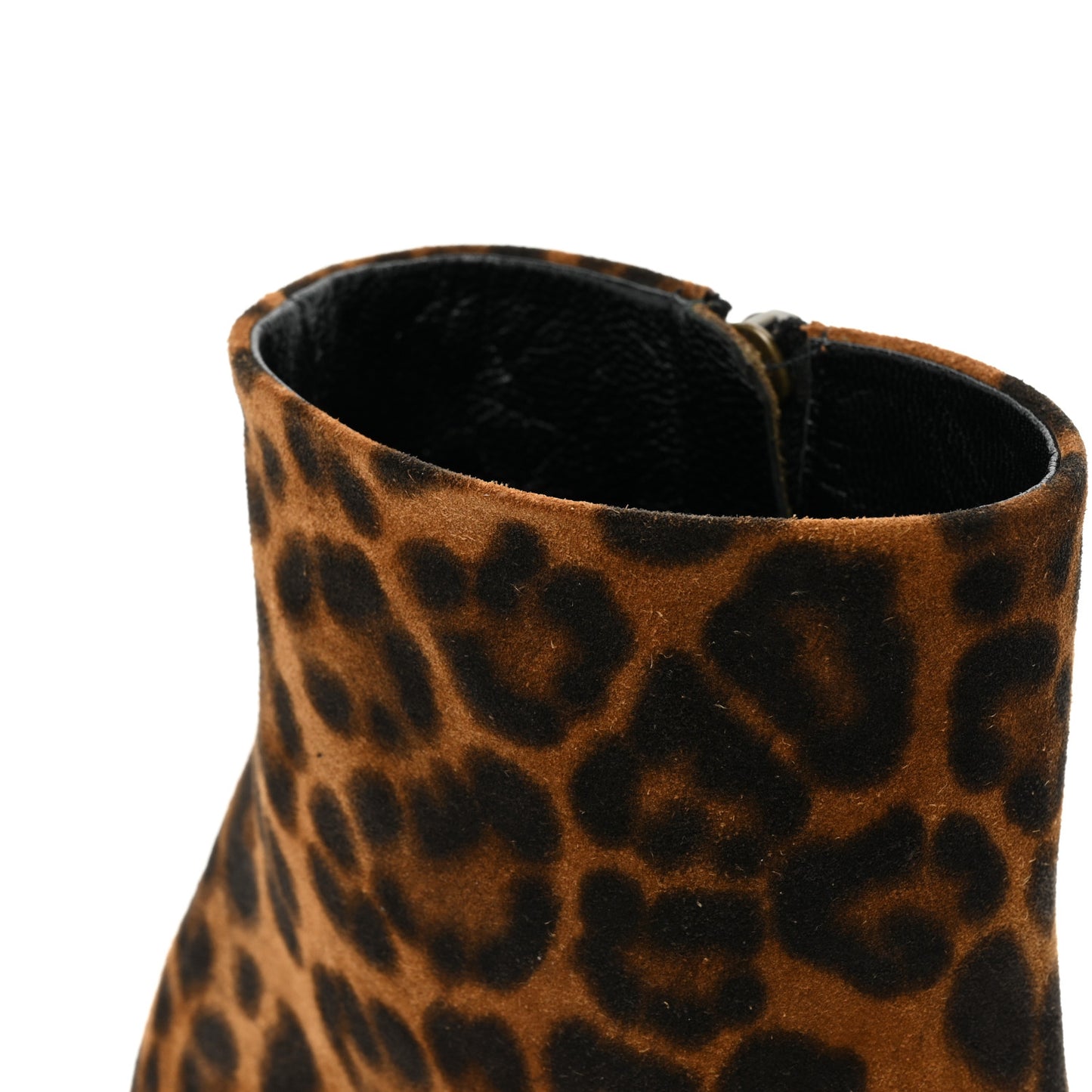 Suede Lou Ankle Boots 35.5 Leopard