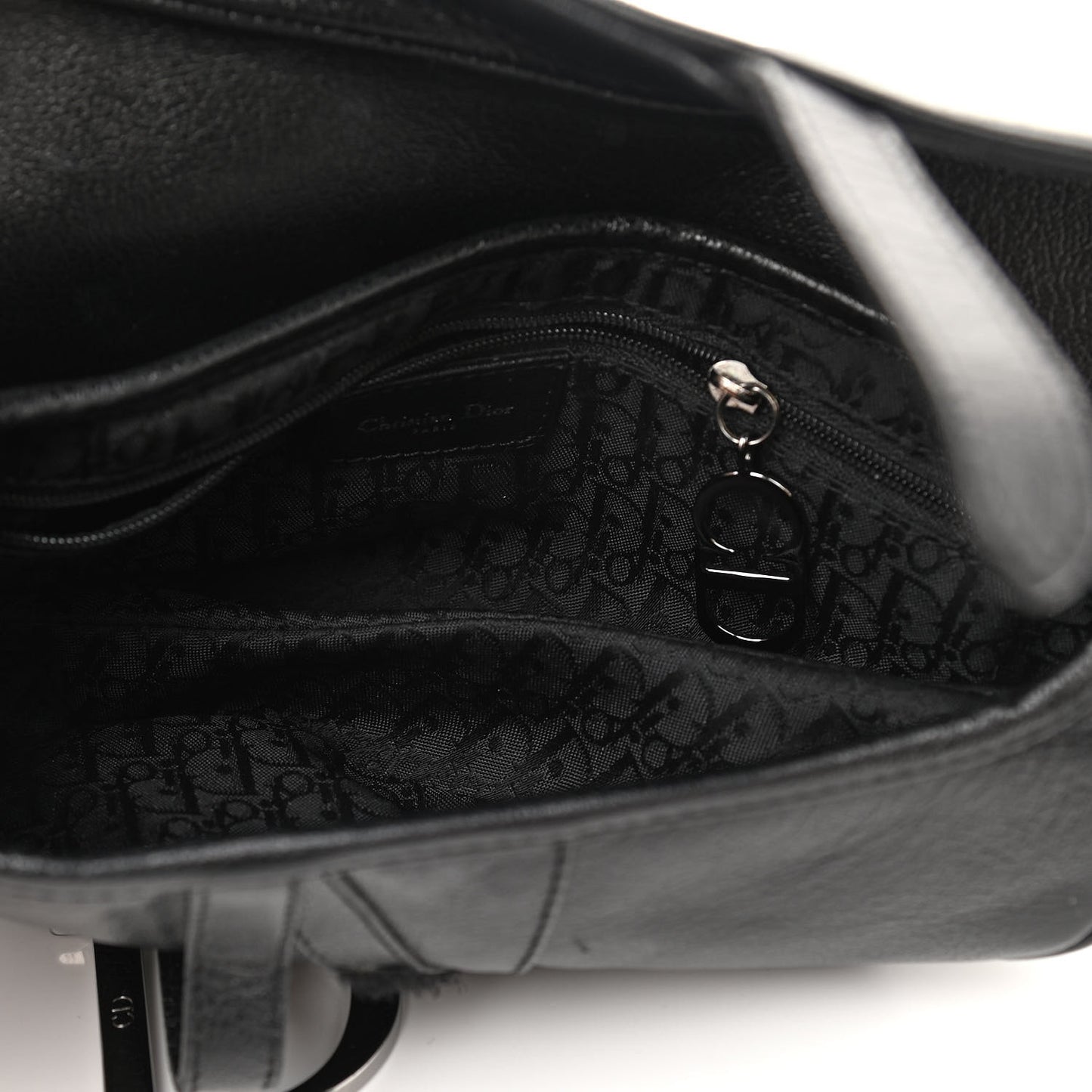 Calfskin Saddle Bag Black