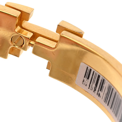 Hermes Enamel Narrow Clic Clac H Bracelet GM White 9 of 9