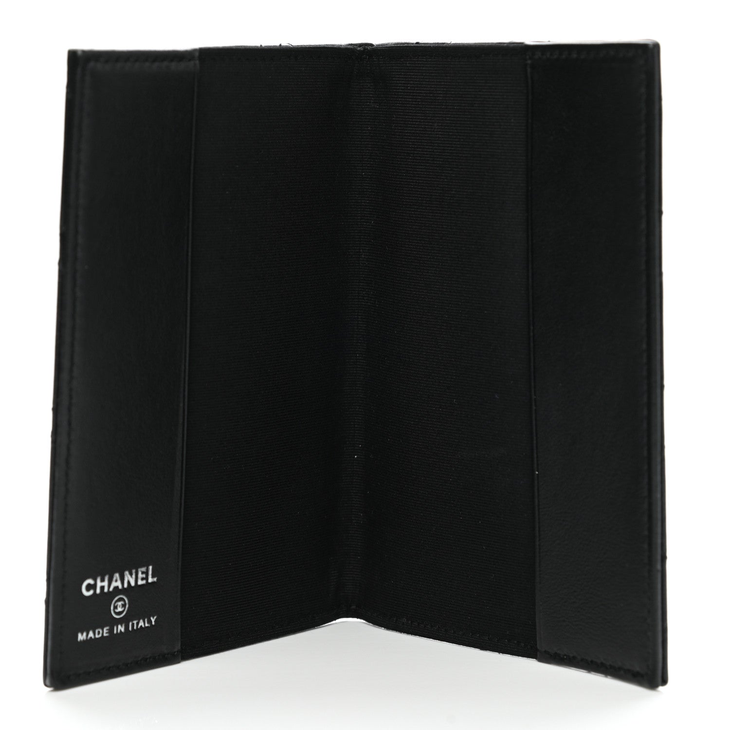Chanel Patent Quilted Travel Wallet Black 9 of 14