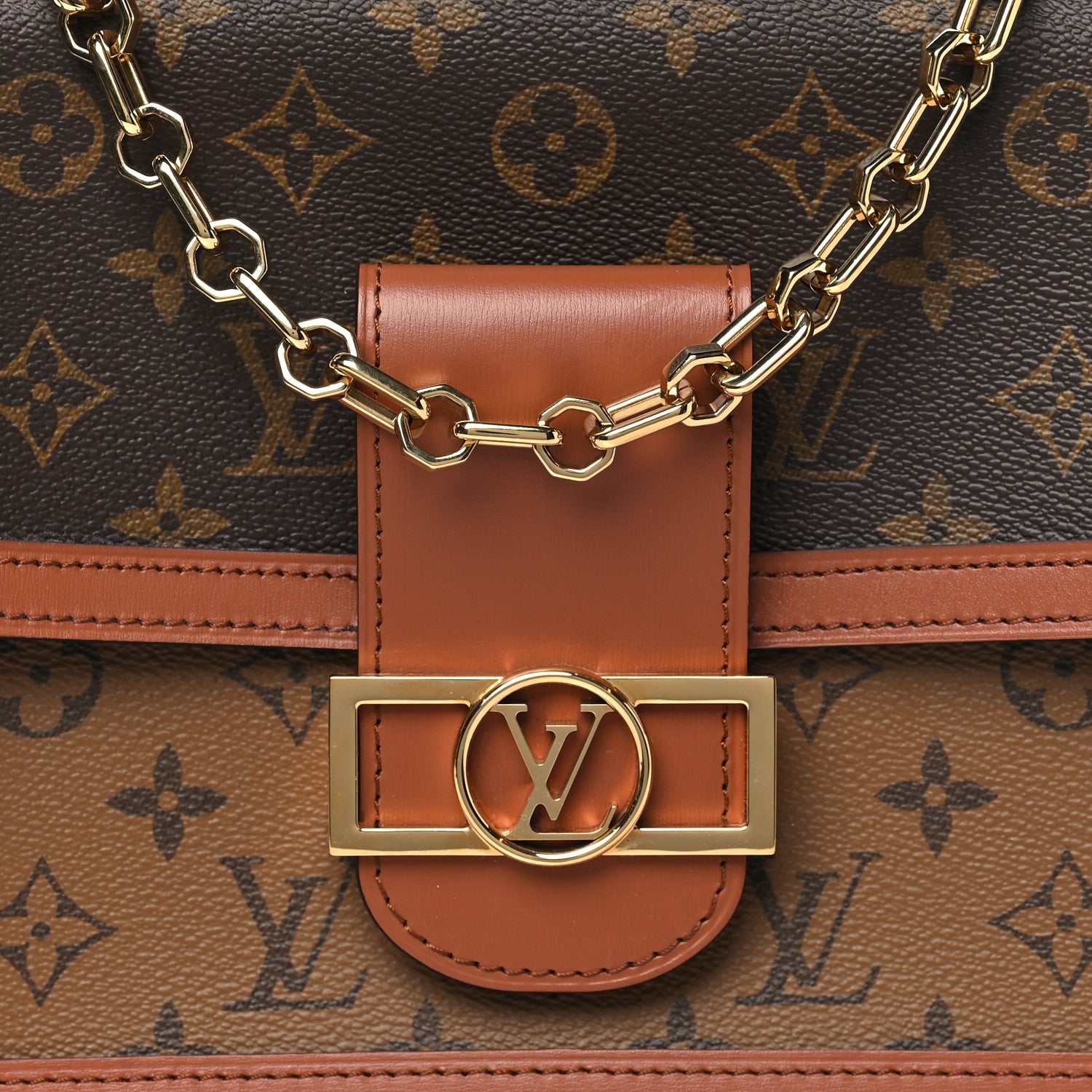 Louis Vuitton Reverse Monogram Dauphine MM 7 of 10