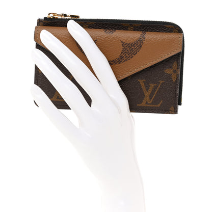 Louis Vuitton Reverse Monogram Recto Verso Card Holder Brown 2 of 10