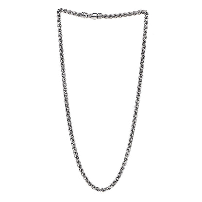 David Yurman Sterling Silver 4mm Wheat Chain Necklace 2 of 4