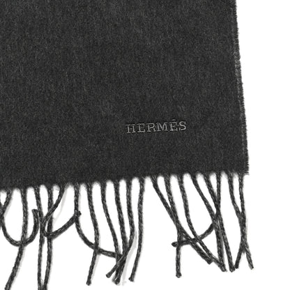 Hermes Cashmere Fringe Double Face Scarf 2 of 4