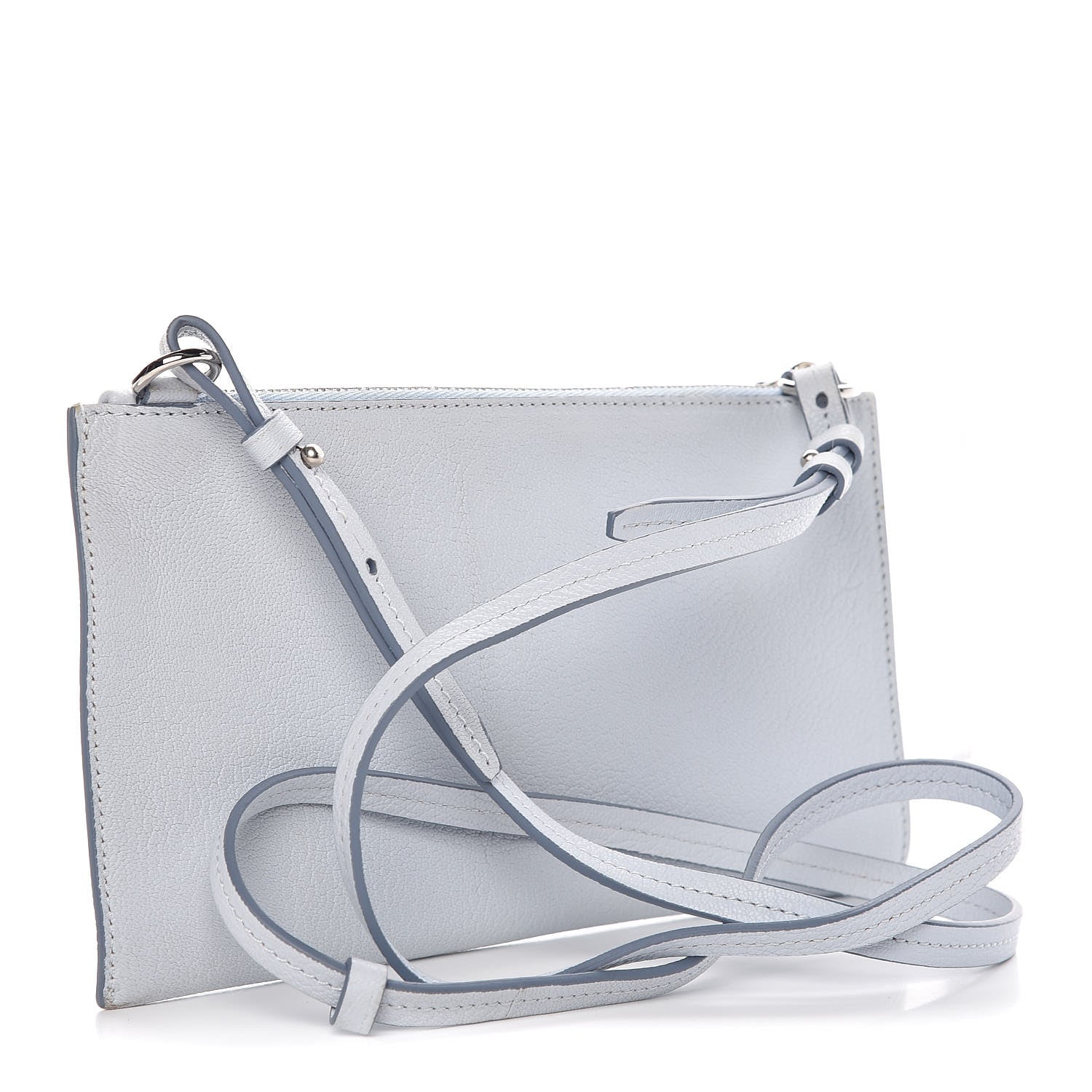 Givenchy Grained Goatskin Antigona Crossbody Baby Blue 3 of 12