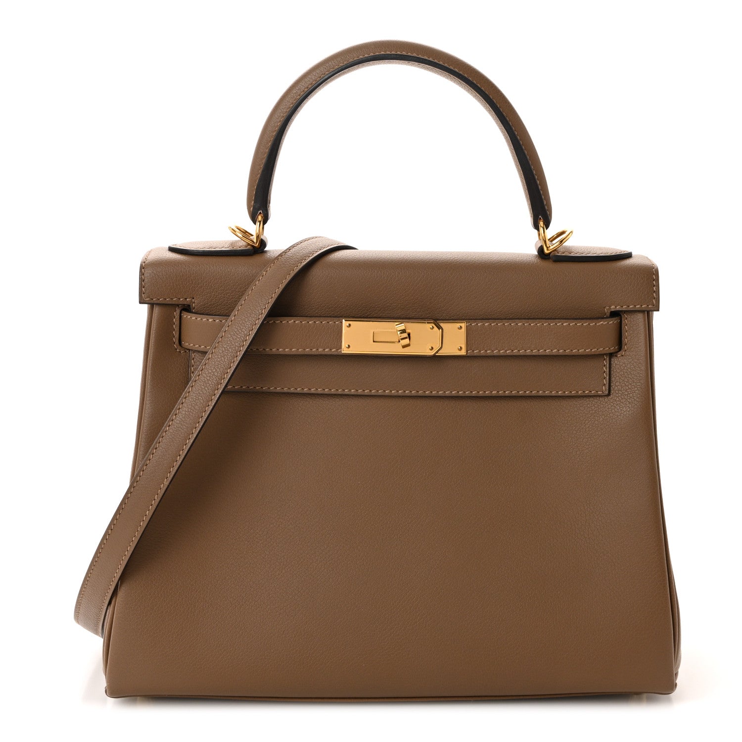 Hermes Evercolor Kelly Retourne 28  Beige De Weimar 1 of 11