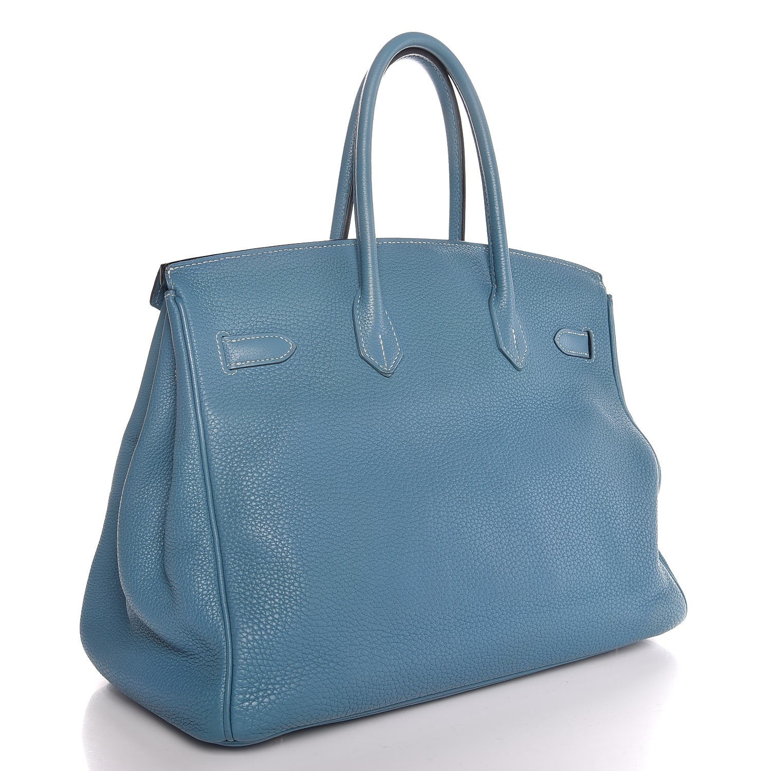 Hermes Togo Birkin 35 Blue Jean 3 of 37