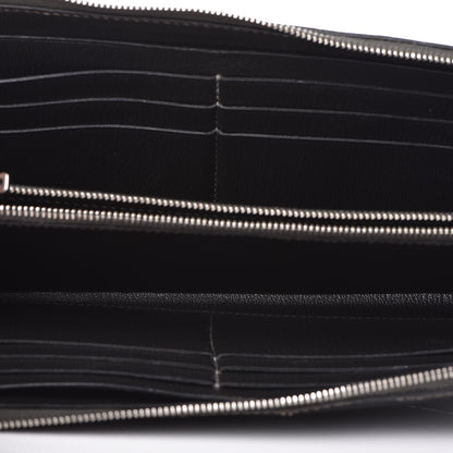 Hermes Shiny Alligator Azap Wallet Graphite 5 of 10