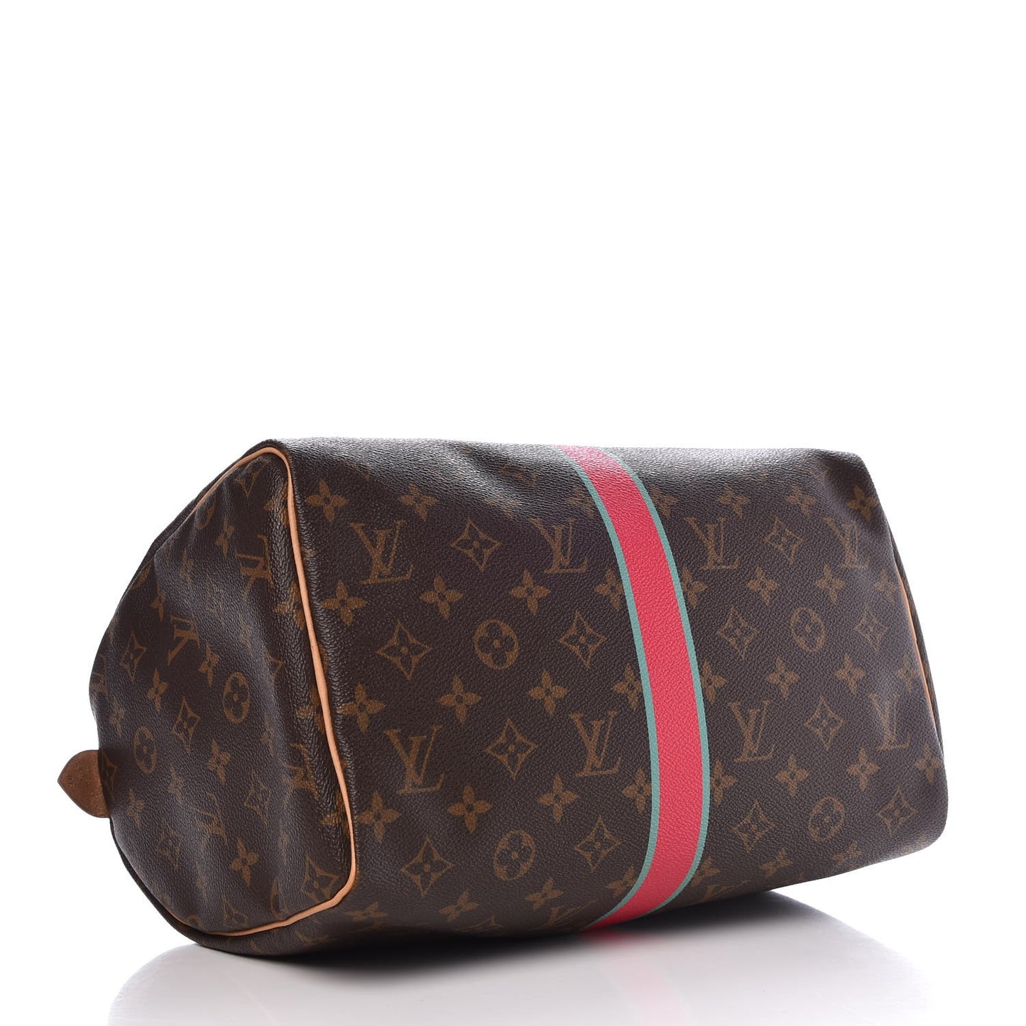 Monogram My LV Heritage Speedy Bandouliere 30 Fuchsia Vert Clair