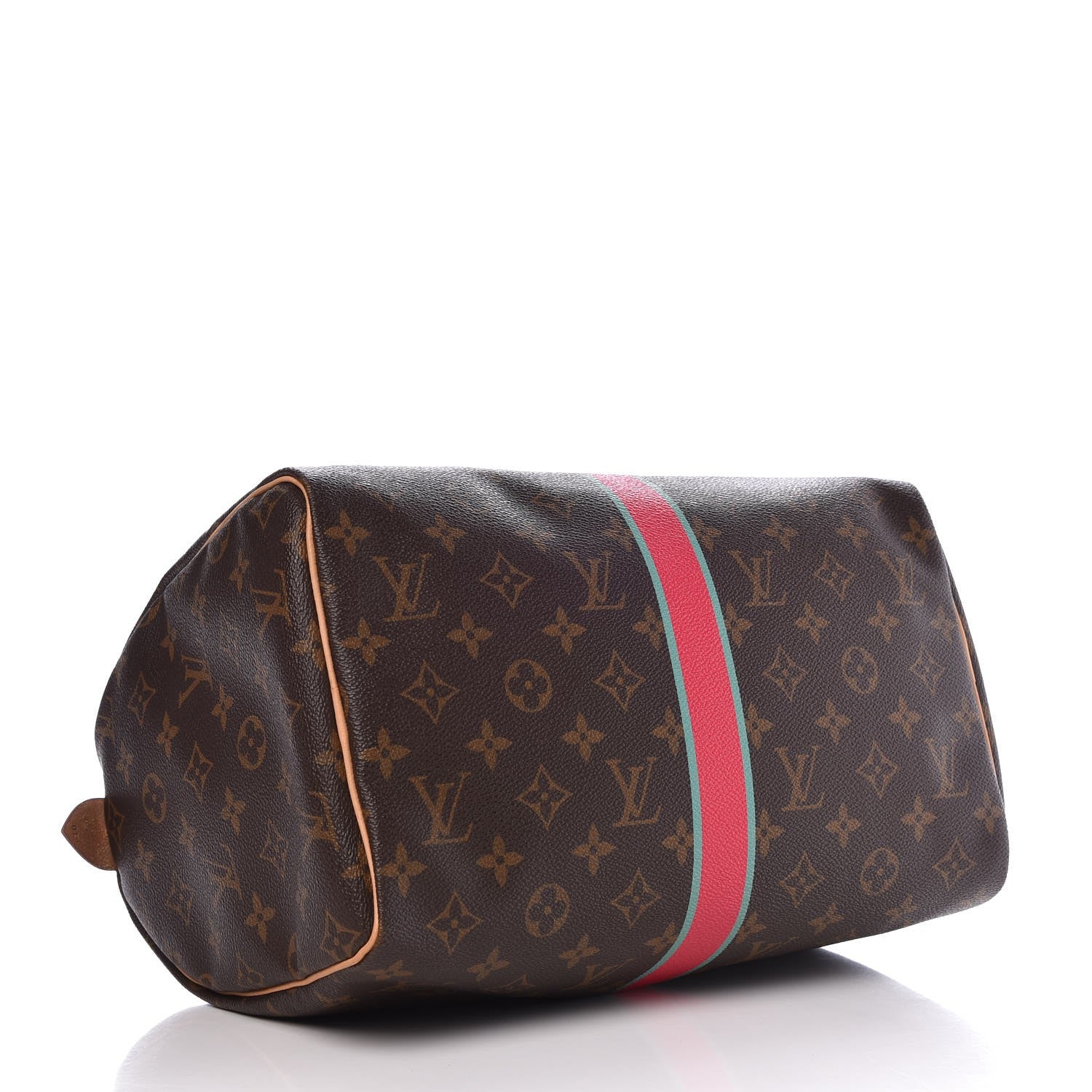 Louis Vuitton Monogram My LV Heritage Speedy Bandouliere 30 Fuchsia Vert Clair 4 of 9