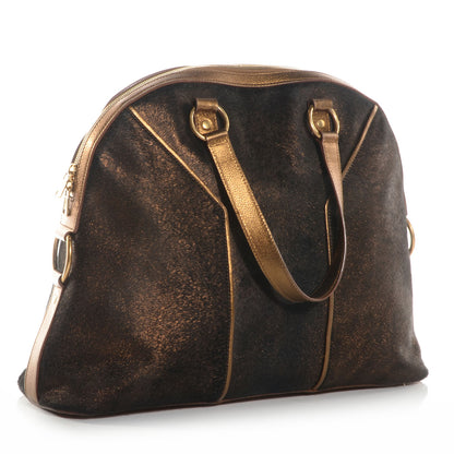 Saint Laurent Pony Hair Oversized Muse Tote 3 of 10