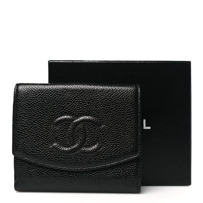 Chanel Caviar Timeless CC Flap Wallet Black 10 of 10
