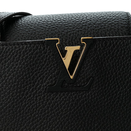 Louis Vuitton Taurillon Capucines BB Black 7 of 9