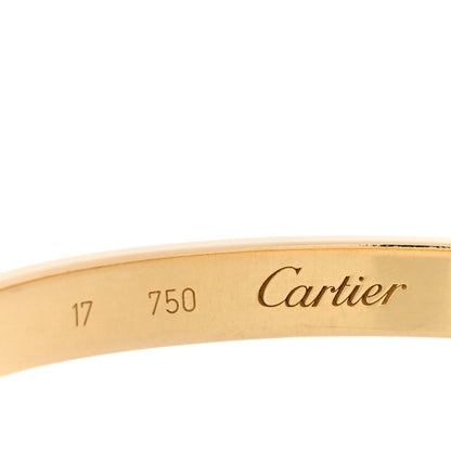 Cartier 18K Yellow Gold LOVE Bracelet 17 3 of 7