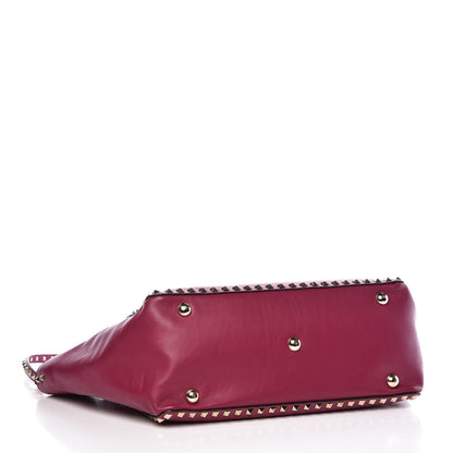 Valentino Garavani Vitello Medium Rockstud Tote Camelia 5 of 10