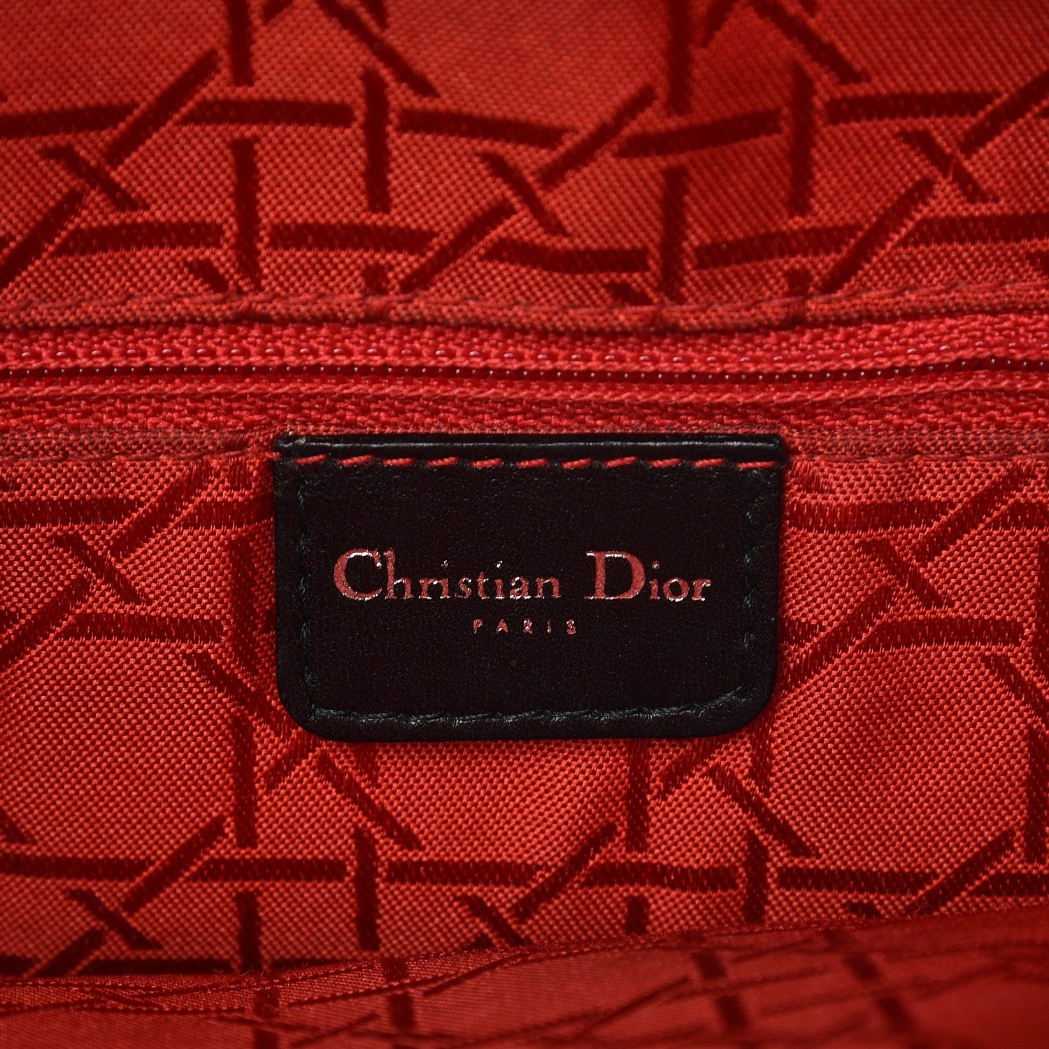 Christian Dior Lambskin Cannage Large Lady Dior Black 6 of 18