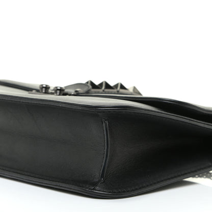 Valentino Garavani Vitello Medium Glam Lock Rockstud Flap Black 6 of 21