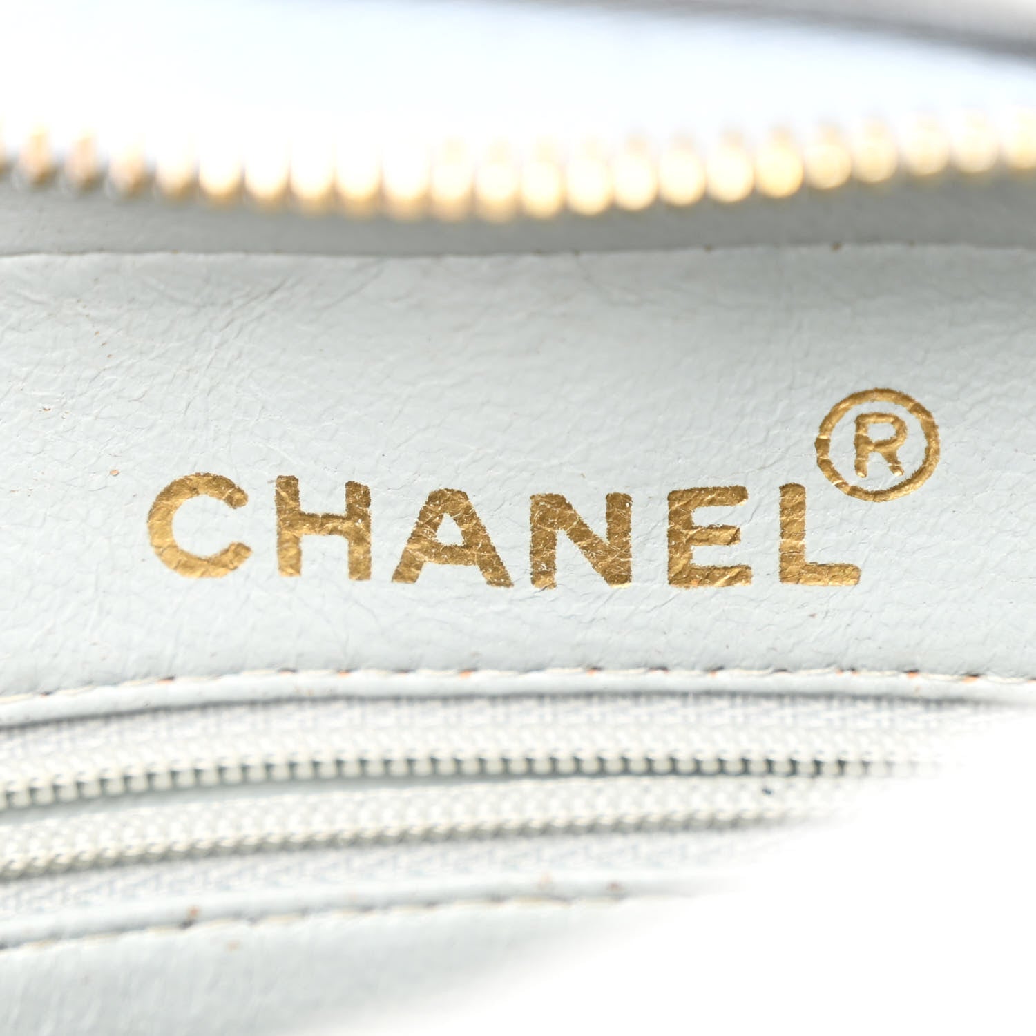 Chanel Suede Quilted CC Tassel Camera Case Light Blue 6 of 12
