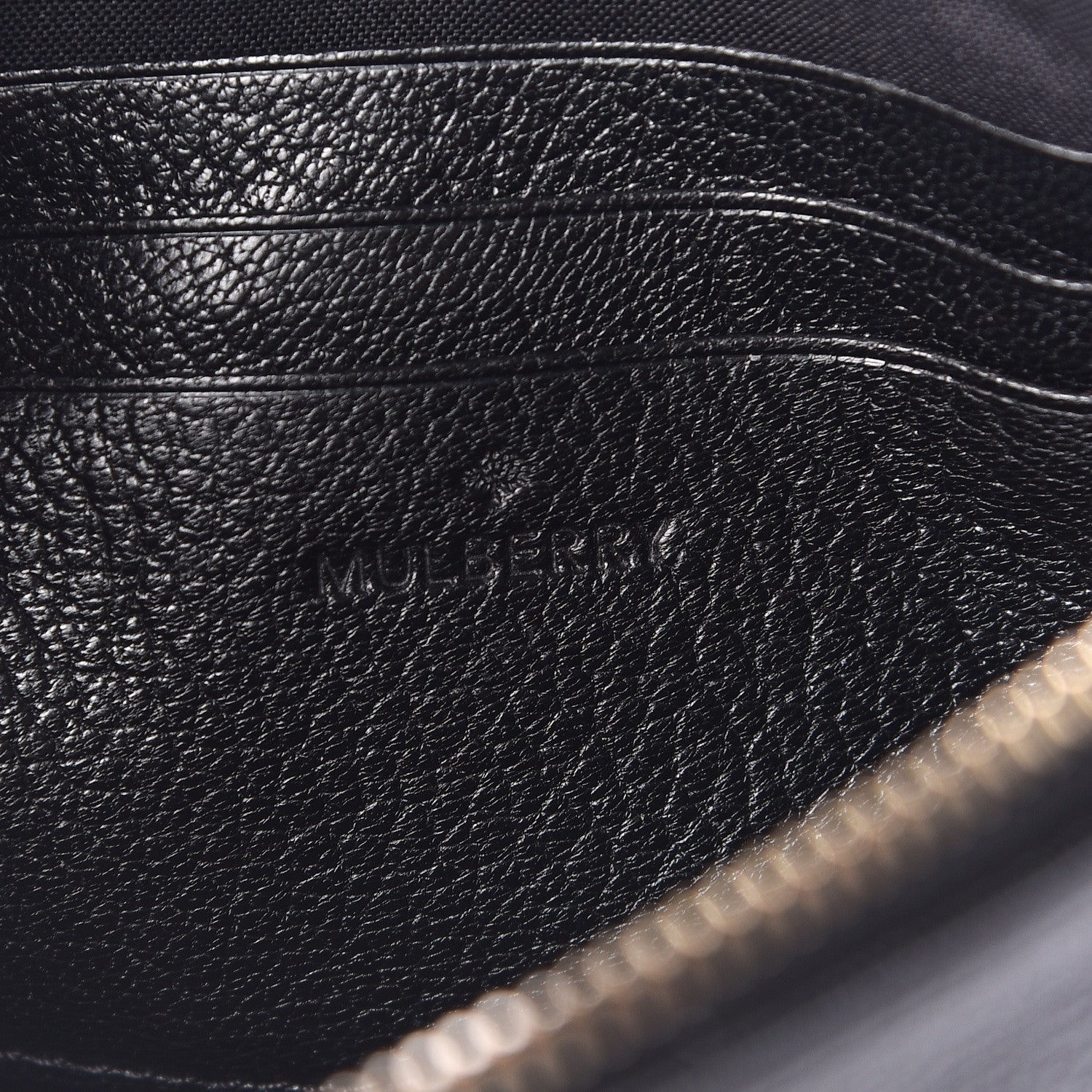 Mulberry Glossy Goatskin Tree Pouch Black 6 of 7