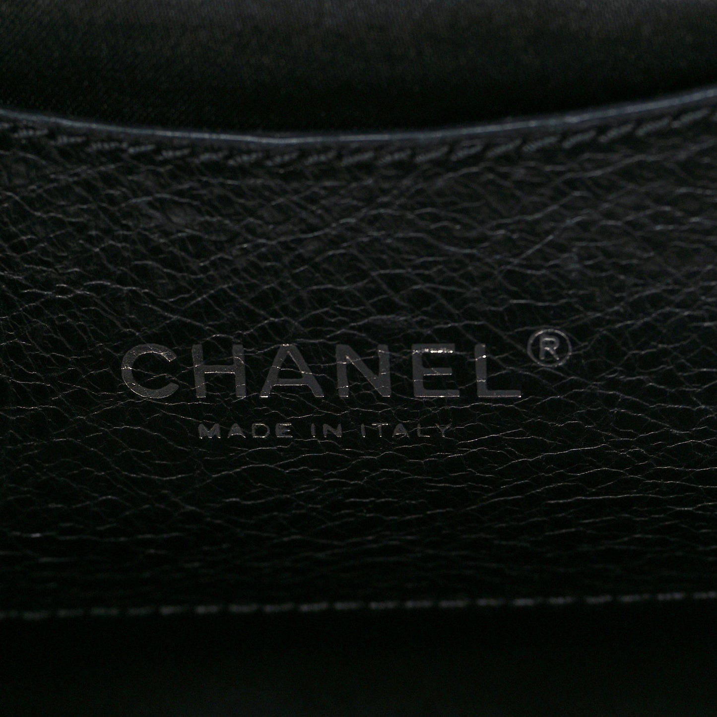 Glazed Calfskin Large On The Road Tote Black