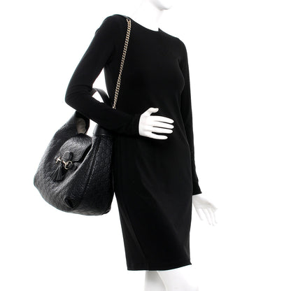 Gucci Guccissima Medium Emily Hobo Black 2 of 7