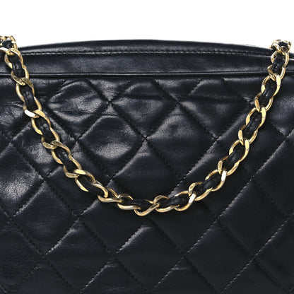 Chanel Lambskin Quilted CC Tassel Camera Case Black 9 of 12