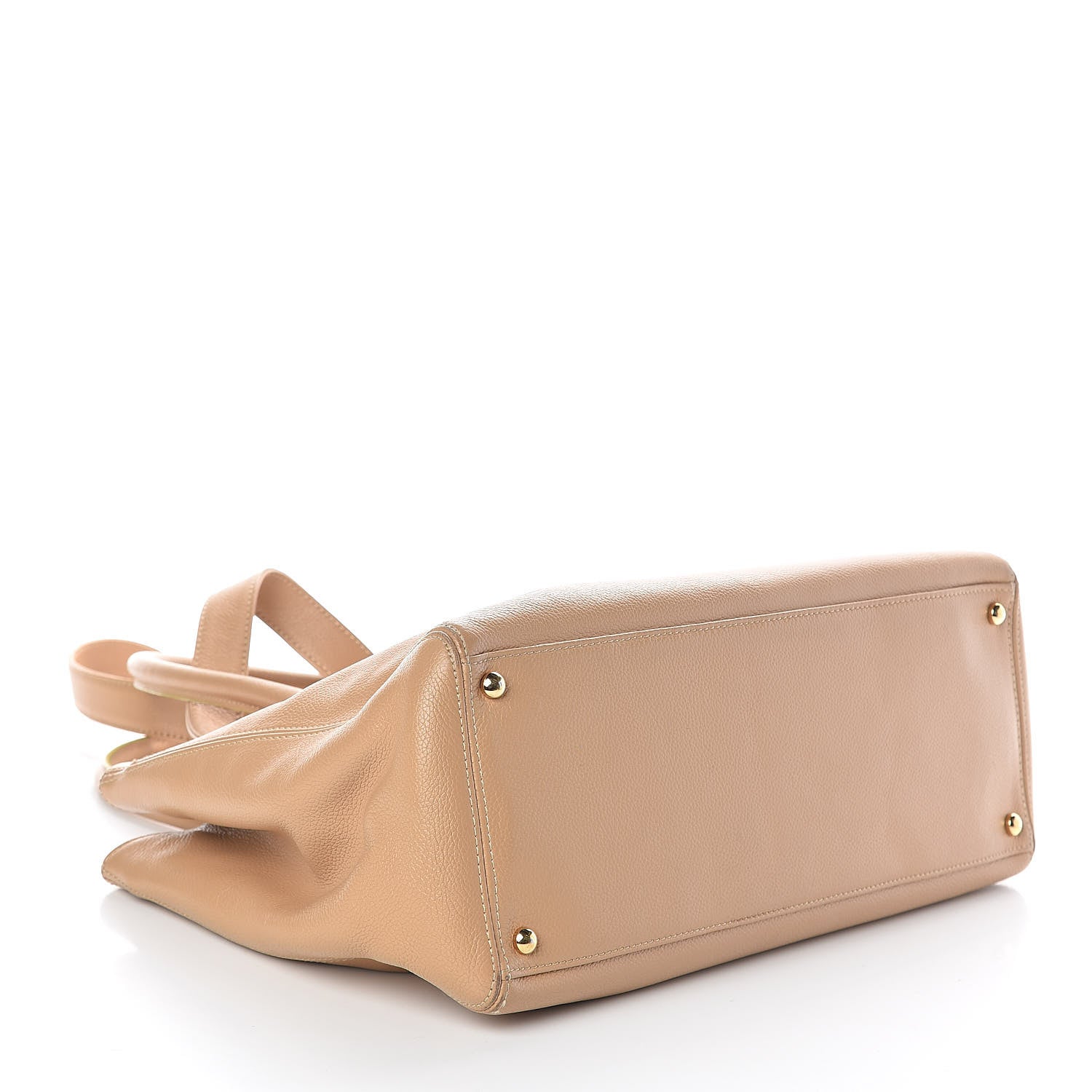 Chanel Calfskin Cerf Executive Shopper Tote Beige Clair 4 of 12
