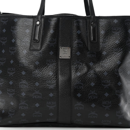 MCM Visetos Large Liz Reversible Shopper Tote Black 13 of 19